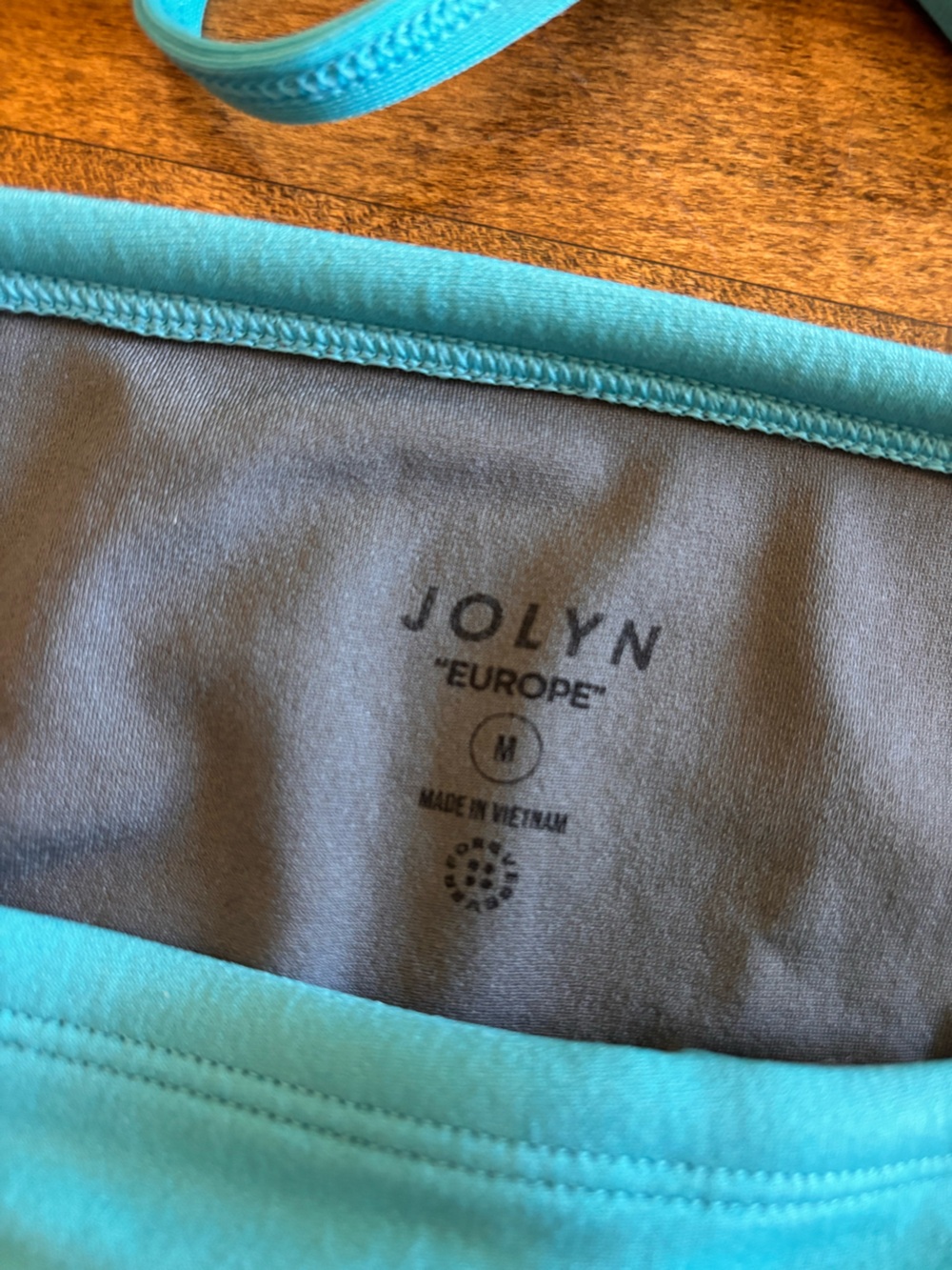 Jolyn Hawaii Blue Bikini set size medium - Picture 3 of 4
